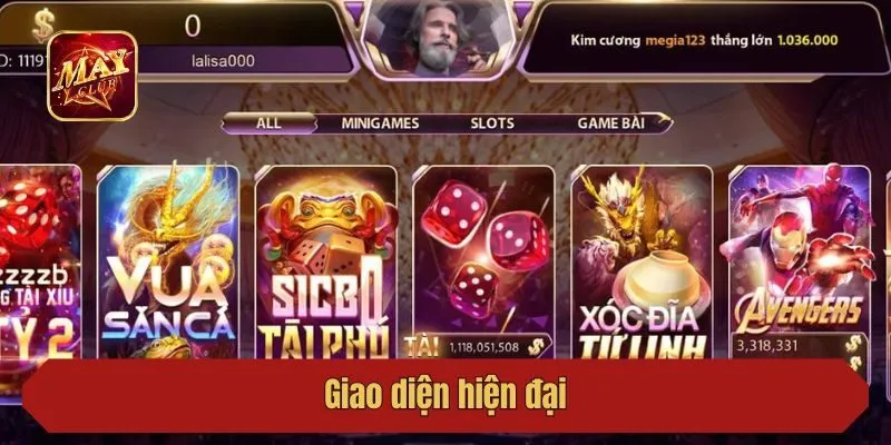 Giao diện hiện đại